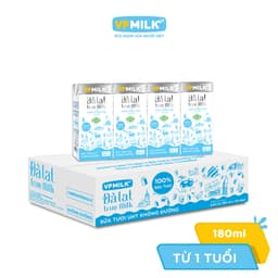 Thumbnail Sữa tươi UHT Đà Lạt True Milk VPMilk không đường hộp 180ml (thùng 48 hộp) 2