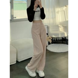 Thumbnail Quần công sở nữ EMIX ống suông, dài 98-100cm vải tuyết mưa dày đẹp Quan09P/P0K1+2 3