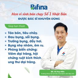 Thumbnail Men vi sinh Bifina Nhật Bản - Loại EX 30 và R 20 gói - Thoát ngay đau bụng, sôi bụng 3