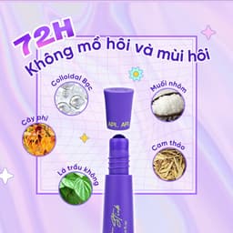 Thumbnail Lăn khử mùi, Lăn nách API khử mùi hôi nách, Son nách API dưỡng trắng, giảm thâm ngăn tiết mồ hôi API BODY ODOR 2