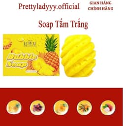 Thumbnail Tắm trắng thơm, xà bông tắm trắng body bubble soap, gói tắm da da - LE'PEAU 1