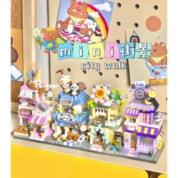Thumbnail Bộ lắp ráp building blocks LOZ mini mô hình nhà, phi hành gia dễ thương mẫu mới 2