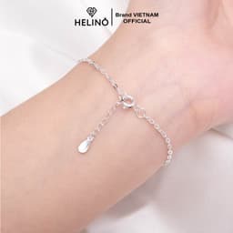 Thumbnail Lắc tay bạc nữ HELINO vòng tay cỏ 4 lá may mắn đính đá ver 2 V07 3