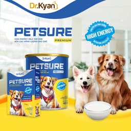 Thumbnail Dr.Kyan - Sữa bột PETSURE - Cao năng lượng cho chó hộp 100g - DrKyan 1