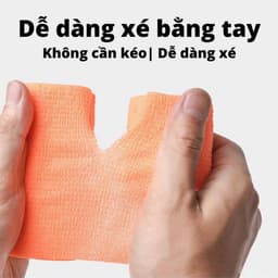 Thumbnail Băng Keo Thể Thao Y Tế Quấn Cổ Chân, Cổ Tay Cao Su Non Tự Dính Đá Bóng, Chống Chấn Thương Chính Hãng Amalife 4