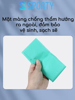 Thumbnail Miếng giấy lót toilet tự phân hủy SPORTY chống thấm nước, dính chắc chắn, nhỏ gọn, tiện dụng. 4