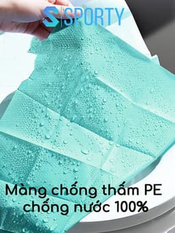 Thumbnail Miếng giấy lót toilet tự phân hủy SPORTY chống thấm nước, dính chắc chắn, nhỏ gọn, tiện dụng. 3