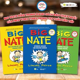 Thumbnail Combo 3 cuốn sách song ngữ thiếu nhi Big Nate - Truyện tranh hài hước vui nhộn 2