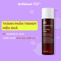 Thumbnail Nước hoa hồng tẩy tế bào chết, hỗ trợ sáng da ngừa mụn By Wishtrend Mandelic Acid 5% Skin Prep Water 120ml 3