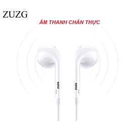 Thumbnail Tai nghe có dây nhét tai jack 3.5mm màu trắng, fullbox, có micro đàm thoại tích hợp dành cho máy 5/6/Laptop/PC/Máy Tính 1