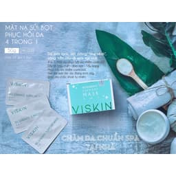 Thumbnail Mặt nạ sủi bọt VISKIN thải độc, hỗ trợ phục hồi da 4 trong 1 - Hộp 50g (25 gói x 2g) [CHÍNH HÃNG] 4