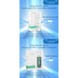 Thumbnail Combo phục hồi da nhiễm Corticoid VISKIN chuẩn da liễu (bộ 5 sản phẩm) [CHÍNH HÃNG] 2
