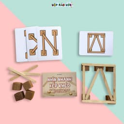 Thumbnail Đồ chơi giáo dục - Bộ trò chơi phát triển trí tuệ Nhìn Nhanh Xếp Khéo cho bé 3 - 10 tuổi Hộp Háo Hức 1
