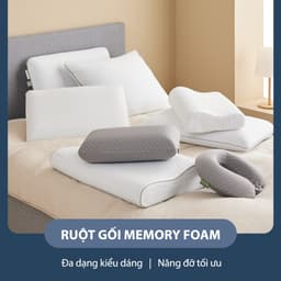 Thumbnail Bộ 2 ruột gối Memory Foam | JYSK Wellpur Kvina | xám | R30xD50xC10/7cm 3