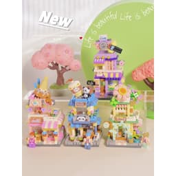 Thumbnail Bộ lắp ráp building blocks LOZ mini mô hình nhà, phi hành gia dễ thương mẫu mới 1