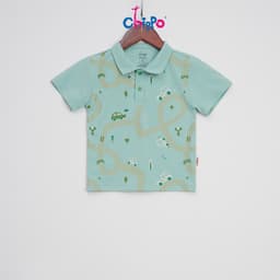 Thumbnail Áo Polo trẻ em Chippo chất liệu Cotton mềm mịn thoáng mát cho bé từ 2 đến 6 tuổi (10-22Kg) 2