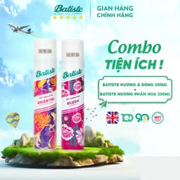 Thumbnail Combo 2 Chai Dầu Gội Khô Batiste Hương Á Đông Oriental 200ml Và Hương Phấn Hoa Blush 200ml Cho Tóc Bồng Bềnh Hết Bết 2
