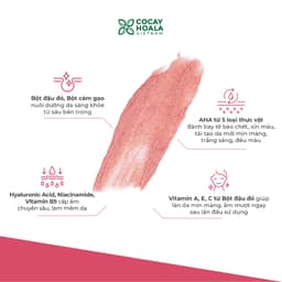 Thumbnail Combo Sữa Rửa Mặt, Mặt Nạ Tẩy Tế Bào Chết Đậu Đỏ Việt Nam Cỏ Cây Hoa Lá, làm sạch sâu dưỡng sáng 150g 4