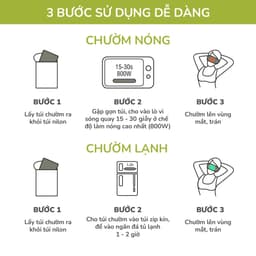 Thumbnail Túi Chườm Mắt Thảo Dược Hapaku, Giảm Nhức Mỏi Mắt, Thư Giãn Ngủ Ngon 4