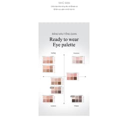 Thumbnail Bảng phấn mắt 6 ô Bbia Ready To Wear Eye Palette 5g( 8 màu) - Bbia Official Store 2