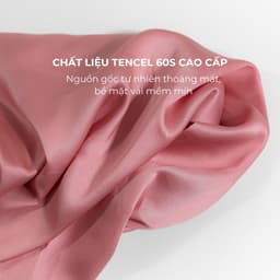 Thumbnail Vỏ Gối Ôm Gòn Bedding Lụa Tencel 60s Cao Cấp Màu Trơn 37x105 cm 3