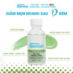 Thumbnail Chấm mụn Tràm Trà dành cho mụn viêm, mụn body Bye Bye Blemish Tea Tree Drying Lotion 30ml 4