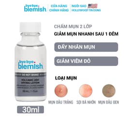 Thumbnail Combo Chấm mụn tro núi lửa dành cho mụn trắng, sưng đỏ và Chấm mụn Vitamin C dành cho da mụn thâm 30ml 2