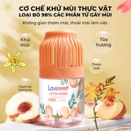 Thumbnail Lọ tỏa hương Loveseed hương thơm tự nhiên dễ chịu khử mùi sáp thơm phòng thế hệ mới 60 ngày - 200ml 4