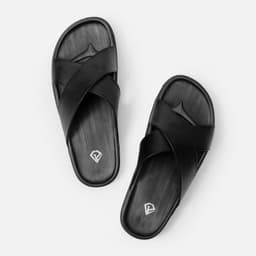 Thumbnail Dép da nam G2 kiểu dép đi biển thời trang, dép quai chéo da thật chống hôi chân, sandal quai hậu nam đi học đi chơi đlàm 2
