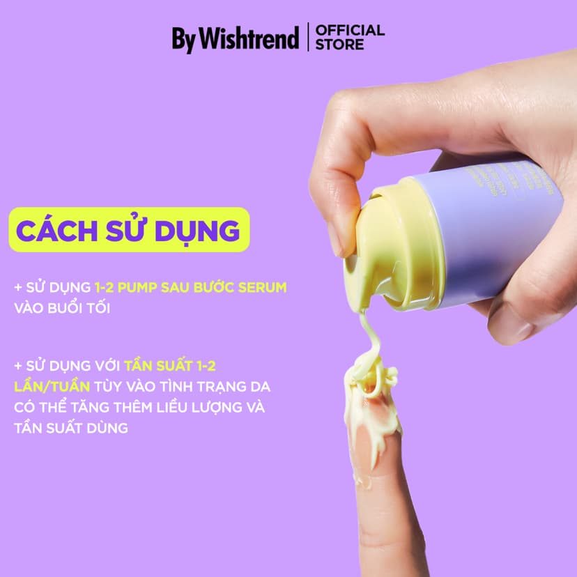 Ảnh Kem dưỡng hỗ trợ chống lão hóa, tái tạo căng bóng BAKUCHIOL SỐ 1 HÀN QUỐC By Wishtrend Vitamin A 10g 4