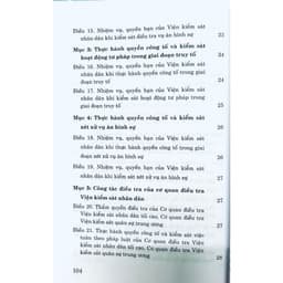 Thumbnail Sách - Luật Tổ Chức Viện Kiểm Sát Nhân Dân (Hiện Hành) 4