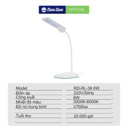 Thumbnail Đèn bàn học led cảm ứng chính hãng Rạng Đông Model: RD RL 36 LED 1