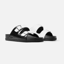 Thumbnail Sandal nam G2 Cupid kiểu dép 2 quai ngang, Dép lê nam bằng da cao cấp đế cao 3,5cm làm dép đi biển 2