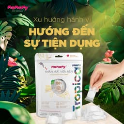 Thumbnail Khăn tắm Mamamy Tropical cao cấp, khăn nén du lịch tiện lợi sợi vải thuần tự nhiên và rayon 3