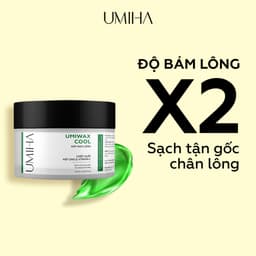 Thumbnail Sáp Wax Lông UMIWAX 95gr UMIHA dùng cho vùng lông nách, chân tay, body hiệu quả 1
