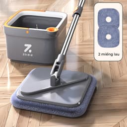Thumbnail Bộ cây lau nhà 360 độ ZOLELE tự tách nước bẩn ngăn nước sạch và nước bẩn thông minh M16 - Chính hãng 4