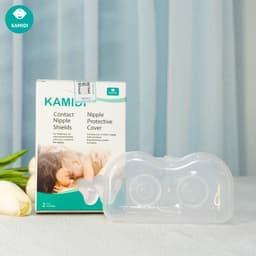 Thumbnail Núm Trợ Ti Kamidi Chất Liệu Silicon Co Dãn Mềm Mại Bảo Vệ Đầu Ngực Cho Mẹ Và Hỗ Trợ Cho Bé Ti Song Song Bình Sữa 2