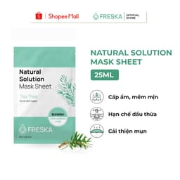 Thumbnail Mặt nạ giấy tràm trà Freska Natural Solution Mask Sheet – Tea Tree 25ml 1