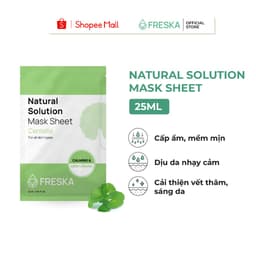 Thumbnail Mặt nạ giấy rau má Freska Natural Solution Mask Sheet – Centella 25ml 1