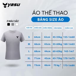 Thumbnail Áo thun thể thao Nam thấm hút mồ hôi , thoáng khí (chạy bộ , cầu lông , tennis ,thường ngày ) 4