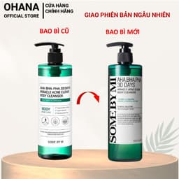 Thumbnail Sữa Tắm Làm Giảm Mụn, Ngăn Ngừa Mụn Cơ Thể Some By Mi AHA-BHA-PHA 30 Days Miracle Acne Body Cleanser 400g 1