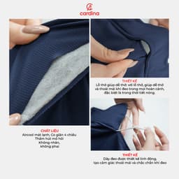 Thumbnail Khẩu Trang 𝐂𝐀𝐑𝐃𝐈𝐍𝐀 Chất Aircool mát lạnh chống tia UV bản vải quây bảo vệ vùng cổ triệt để 4KTL03 2