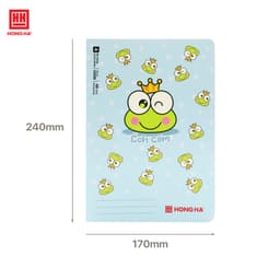 Thumbnail Vở 4 ô ly 48 trang Hồng Hà Ếch cốm định lượng 100gsm - 0599 2