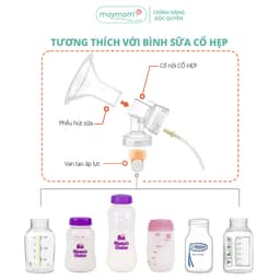 Thumbnail Cổ Nối Phễu Maymom Myfit Loại Cổ Hẹp, Tương Thích Phễu Hút Sữa Medela, Pumpin, Lacteck, Mini Pum, Pumpa, Silicon 4