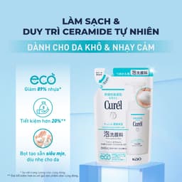 Thumbnail Curél Sữa rửa mặt Curél dạng bọt cấp ẩm chuyên sâu Intensive Moisture Care Foaming Wash 130ml 3