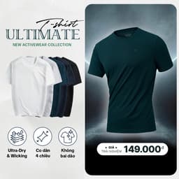 Thumbnail Áo ThunThể Thao Nam TORANO ngắn tay trơn cổ tròn mềm co giãn thể thao basic TS002 1