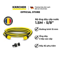 Thumbnail Dây cấp nước Karcher 1.5m 3 lớp cao cấp - đường kính ống 5/8'' tương đương 15 mm 1