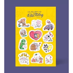 Thumbnail Sticker 12 biểu cảm của Mèo Trắng (tập 2) 4