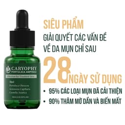 Thumbnail Bộ chăm sóc da mụn Caryophy portulaca (serum 30ml toner 300ml) 2