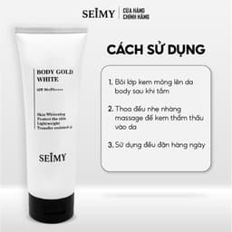 Thumbnail Kem Body Seimy - Body Gold White 150g 3